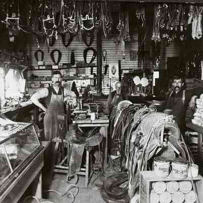 FH Cross Harness Shop Interior 1900's - 7th Street