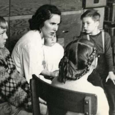 Oregon City Library 1950 - Story Time