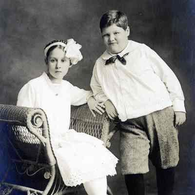 Unknown Children Studio Portrait