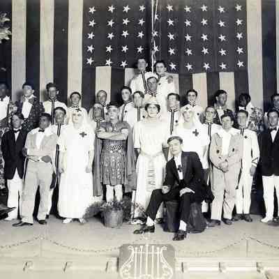 Burns Family Collection – Unknown Actors in a Play