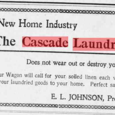 Oregon City Courier Ad in 1905