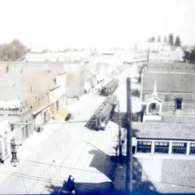 Oregon City 1905-1910 - Streetcars on Main Street Oregon City