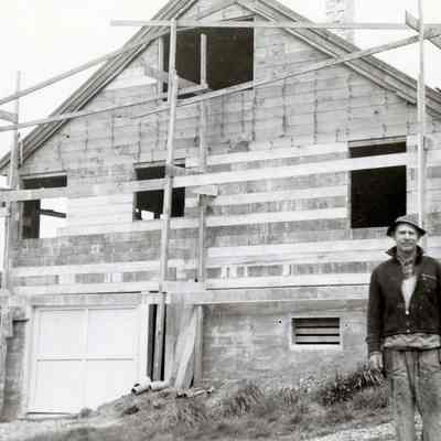 Home Being Built - Cross Family Collection - 1940's