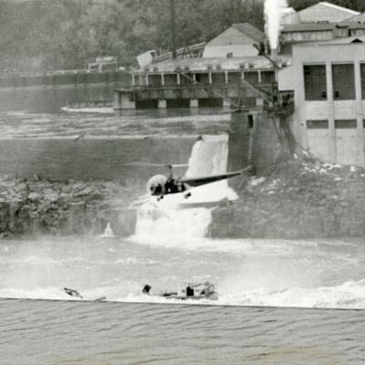 Rescue of Sea Scout Boat "Chinook" From Willamette Falls - 1952