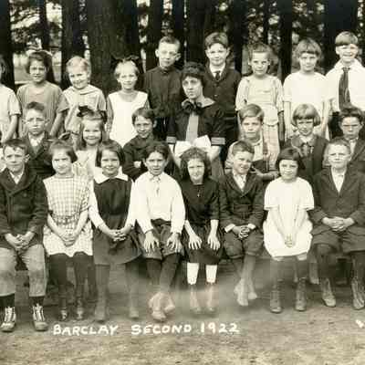 Barclay School Students 1922 - 2nd Grade - Oregon City