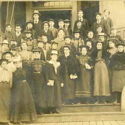 Barclay School Students 1901 - Graduating Class - Oregon City