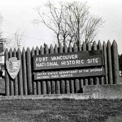Vancouver Washington - Fort Vancouver National Historic Site Sign