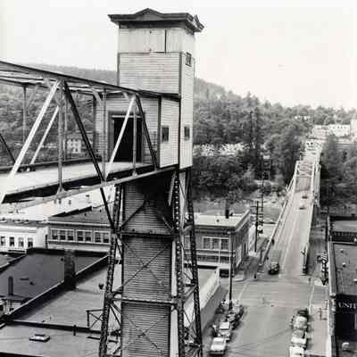 Old Oregon City Elevator Prior to Construction of New Elevator 1954