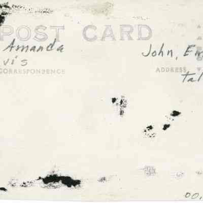 Back of postcard