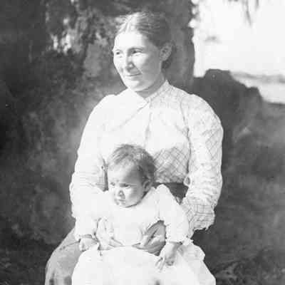 Native American Molly Clark and Baby