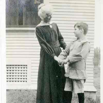 Unidentified Woman and Young Boy - Talbert Collection