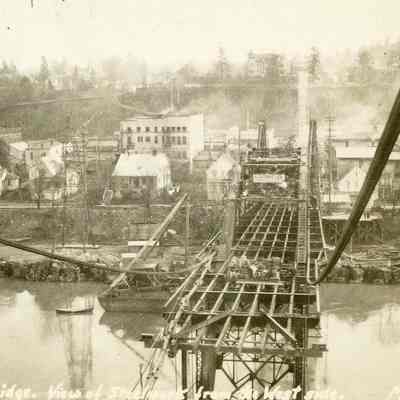 Arch Bridge Construction 1922 - Oregon City