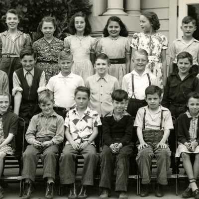 Eastham School Students 1941 - 5th Grade - Oregon City
