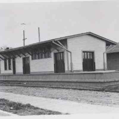 Oregon City Railroad Freight Depot 1920