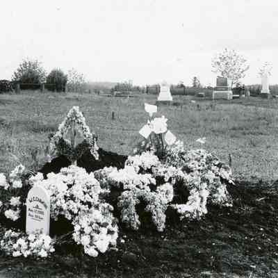 Rev. William C. Crawford Grave, Mountain View Cemetery - headstone missing