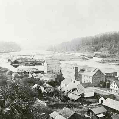 Oregon City 1867 - Willamette Falls