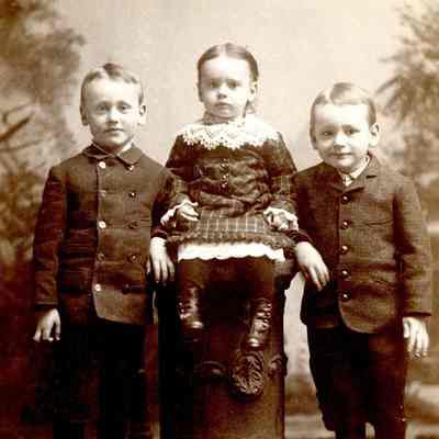 Three Unidentified Children