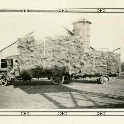 A Truck Load of Flax on the Walter Ray Farm