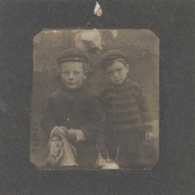 Rennie Younger and other (unknown) boy - Oregon City, Oregon - No Date - Print, photographic