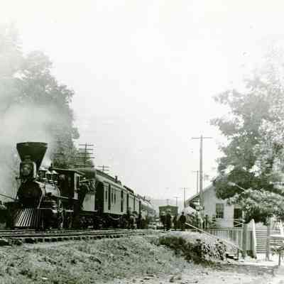 Oregon City 1888 - Train Station - O&C (Oregon and California) Railway