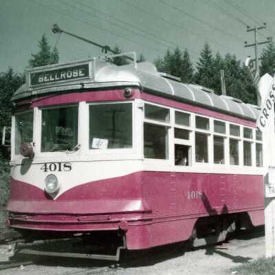 Electric Street Car - Bedrose #4018 - Oregon City to Portland Trolley