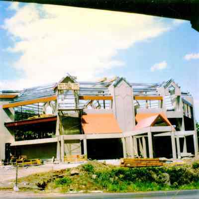 Construction of the Museum of the Oregon Territory - 1985