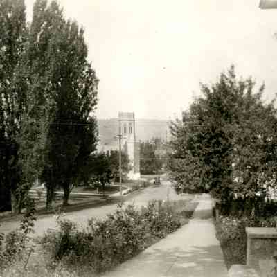 Atkinson Memorial Church 1929 - Oregon City, Oregon - Viewed from the North on Adams Street.