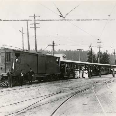 First Electric Freight Locomotive - Interurban Line