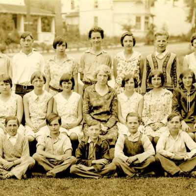 Eastham School Students 1930 - 7th Grade - Oregon City
