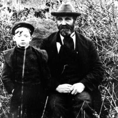 Botanist Thomas Howell and His Son.