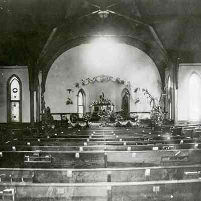 Oregon City M.E. Church Interior - 1902