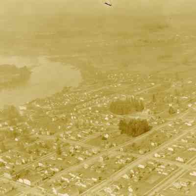 Oregon City 1922 - Aerial View Oregon City and Gladstone