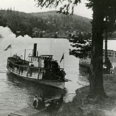 Steamboat "Republic" 1900 - Spokane Avenue Landing - Portland, Oregon