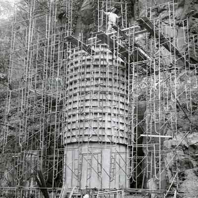 Oregon City Elevator Construction 1954