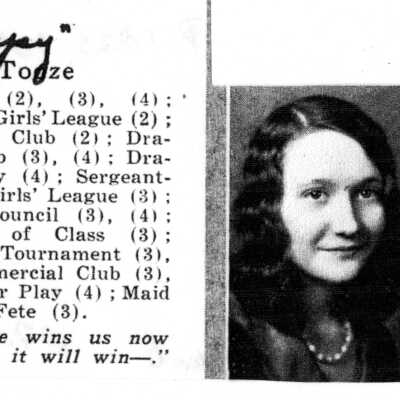 Gladys Tooze.