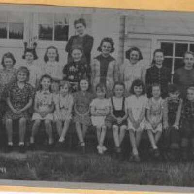 Carver School Students 1941 - 1st - 8th Grades - Carver, Oregon