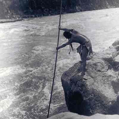 Native American "The Fisherman--Wisham" - Net fishing on the Columbia River