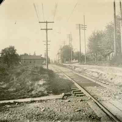 Milwaukie, Oregon 1890's - Front Street, Looking North from Jefferson Street