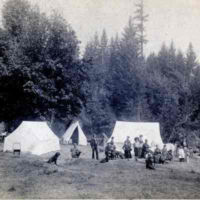 Burns Family Collection – Unknown People Camping