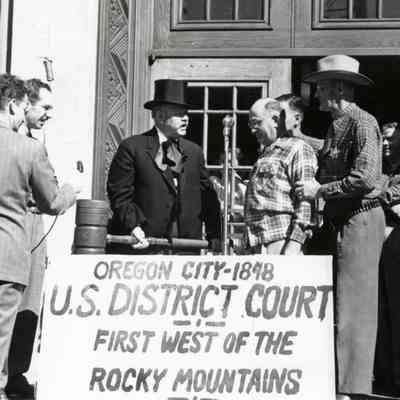 Oregon City Territorial Days Parade 1948 - Main Street