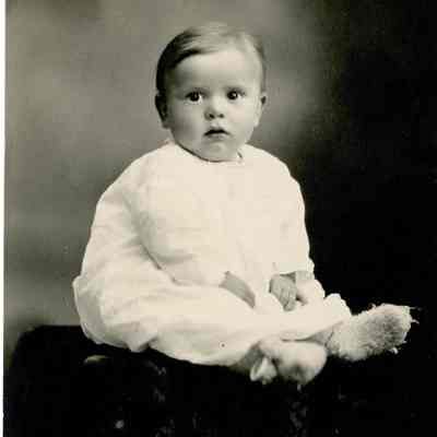 Eggimann Family Photo Collection - Portrait of an Infant Seated