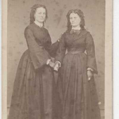 Two Unknown Females - Portrait - McDonald Coll