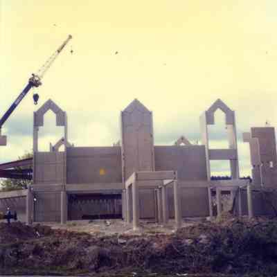 Construction of the Museum of the Oregon Territory - 1985