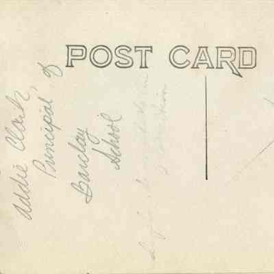 Back of photo postcard: P-9058-2