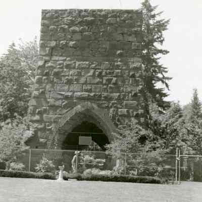 Lake Oswego 1970s - Remains of Furnace at Oswego Ironworks Park