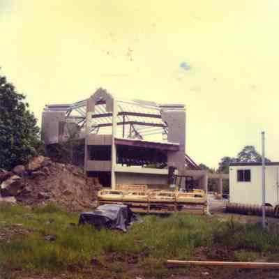 Construction of the Museum of the Oregon Territory - 1985 - May 5th