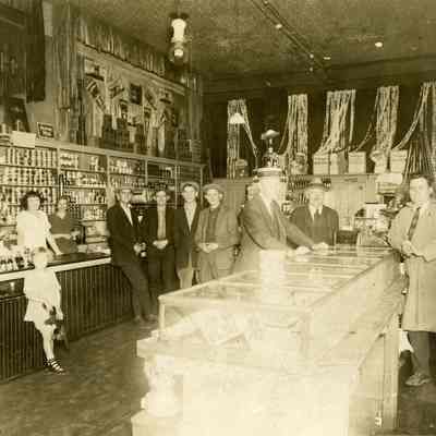 Interior of Unknown Grocery Store 1924
