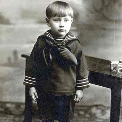 Unknown Young Boy in Sailor Suit