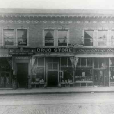 Oregon City 1908 - Andresen Building - 7th and Main Street