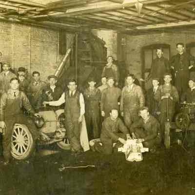 Unknown Interior of Auto Garage